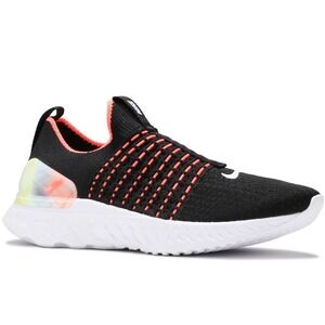 Nike React Phantom Run Flyknit 2 Running Shoe Black Mango Women 6.5 UK 4 EU 37.5